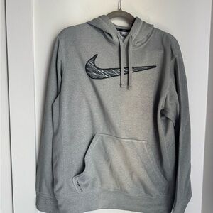 Nike Heather Gray therma-fit Hoodie